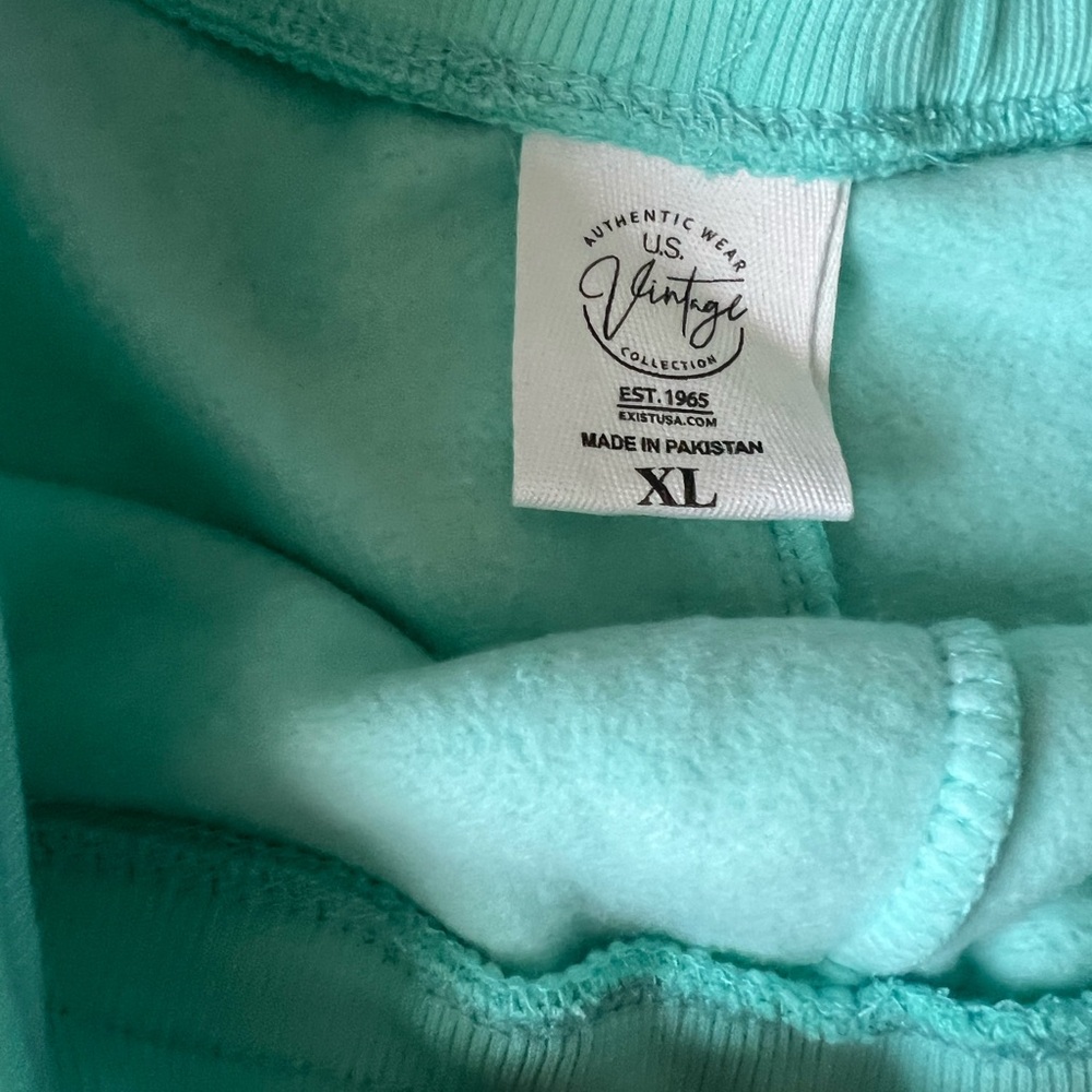 Aqua Mint Drawstring Lounge Shorts - Picture 2 of 3